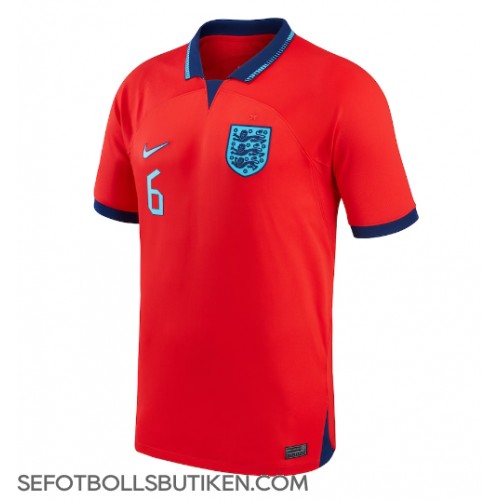 England Harry Maguire #6 Replika Borta matchkläder VM 2022 Korta ärmar